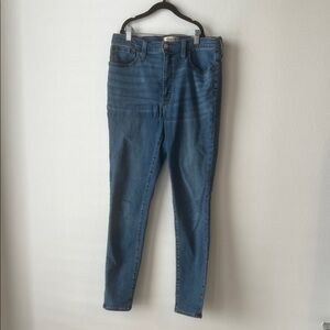 Madewell High Rise Blue Jeans